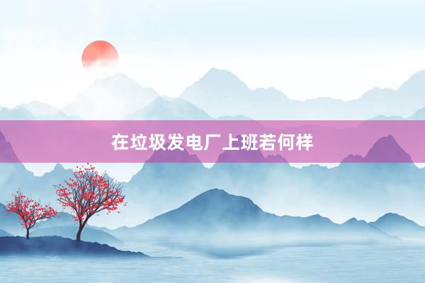 在垃圾发电厂上班若何样